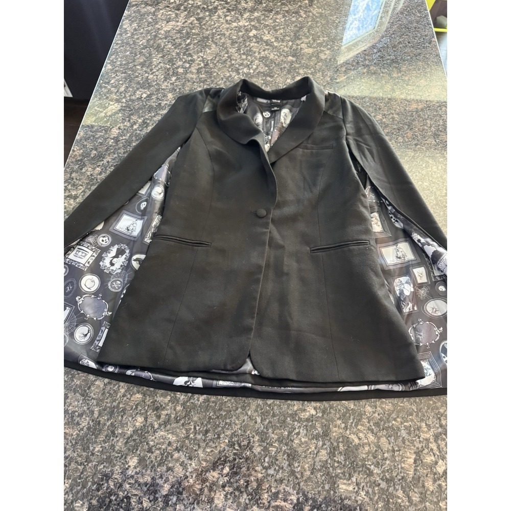 Disney Villains‎ Cape Blazer Ursula Maleficent Hook Black Jacket Gothic Punk L